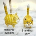 thumbnail image 4 of Household Pendant Promotion Sale! Kitty Miniature Sculpture Cat Figurines Home Decor Kitty Figures Decoration Original Art Resin Desktop Ornament with Expression for Kids Boys Girls Children Cat, 4 of 9