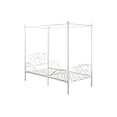 thumbnail image 3 of ACME Priya II Metal Tube Full Bed with Canopy in White and Light Purple, 3 of 3