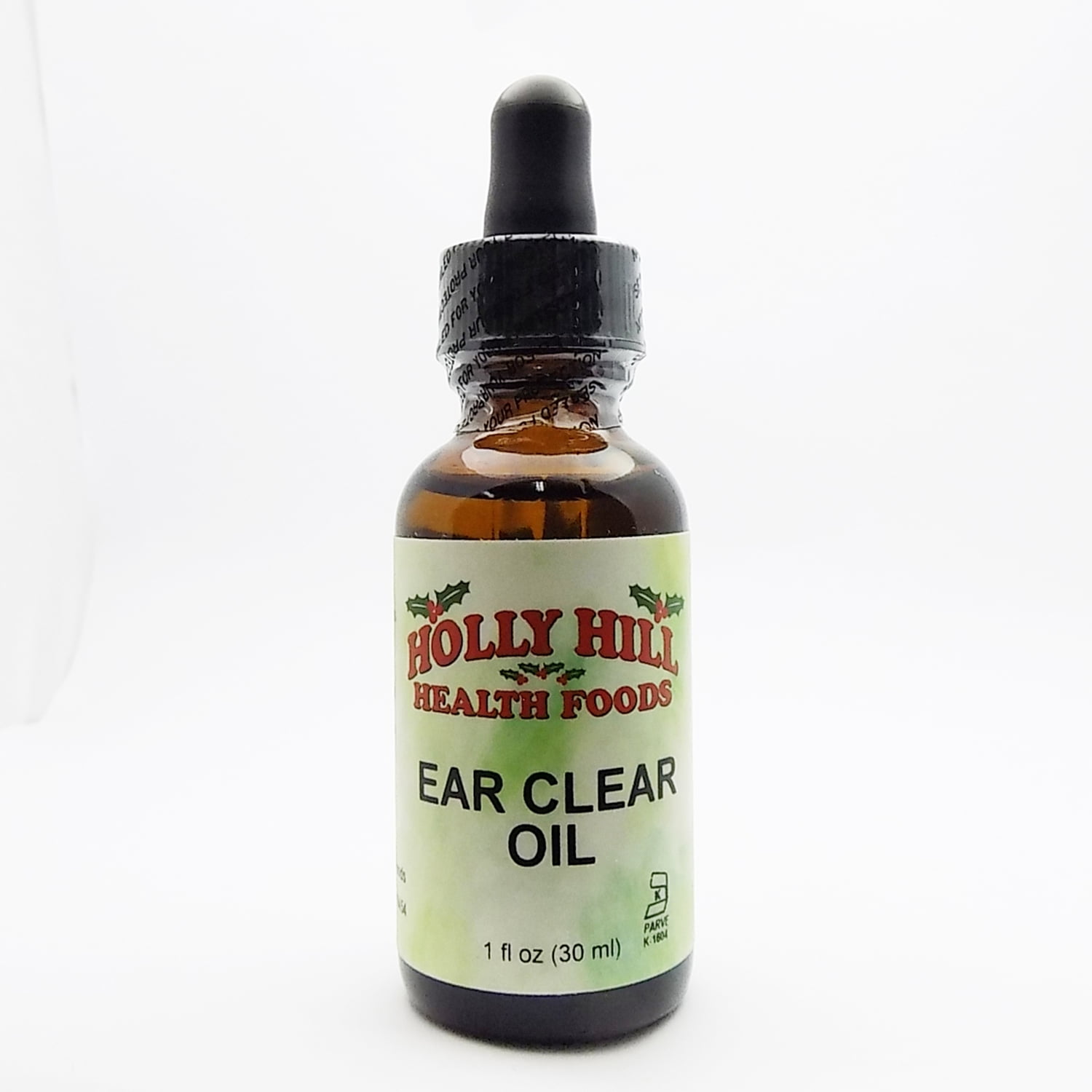 Holly Hill Health Foods, Ear Clear, Alcohol Free, 1 Ounce