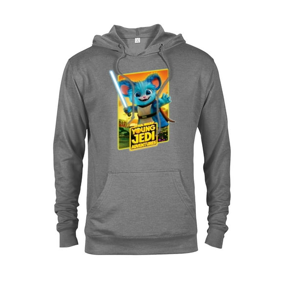 Star Wars Young Jedi Adventures Nubs Poster Art - Pullover Hoodie for Adults - Customized-Graphite Heather