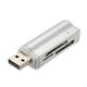 thumbnail image 2 of Lector de tarjetas Irfora Lector de tarjetas todo en uno USB 2.0 Mini portátil para SD / SD / TF / MS Duo / Micro MS (M2) / Ms Pro Duo Irfora Lector de tarjetas, 2 of 7