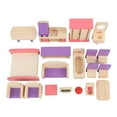 thumbnail image 2 of Wooden Toy Furniture Set, Vibrant Children Furniture Toy Colorful Fine Craftsmanship Danish Style  for Children, 2 of 7