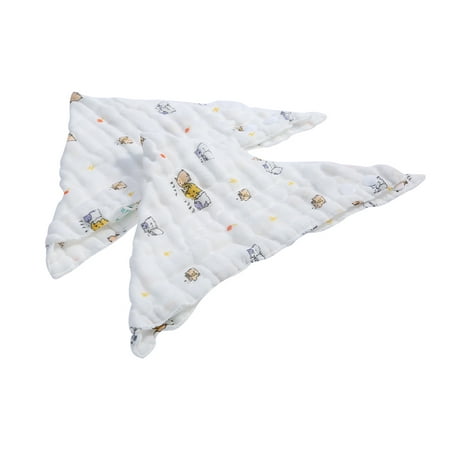2 Pack Baby Bibs 100% Organic Muslin Cotton Drooling Teething Feeding Bibs Soft Absorbent 6 Layers Adjustable Snaps (Best Milk For Baby Squirrel)