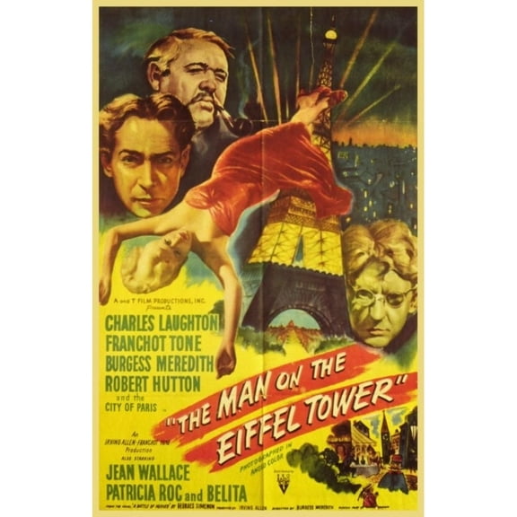 The Man on the Eiffel Tower Movie Poster Print (27 x 40) - Item # MOVGH3700