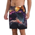 thumbnail image 2 of Pofeuu Explosive Fluid Splash Art Prin Men's Swim Trunks Quick Dry Bathing Suit Swimming Board Shorts Mesh Lining Beach Swimwear-XX-Large, 2 of 6