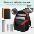 thumbnail image 5 of Aplkyhs Ladybug School Backpack for Age 6-18 Large Capacity Ergonomic Padded Straps School Bag for Boys Girls Elementary Middle High School Students Back to School Use, 5 of 7