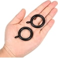 thumbnail image 5 of Curtain Ring Metal 28 Pcs 1.0 Inch Inner Diameter with Eyelets Fit Up to 0.8 Inch Rod Large Wire Diameter (Black-28pcs), 5 of 5