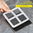thumbnail image 4 of Disposable Hair Drain Stickers, Disposable Shower Drain Cover Hair Catcher Shower Drain Mesh Stickers, Drain Mesh Strainer for Bathroom Laundry Bathtub Kitchen, 4 of 7