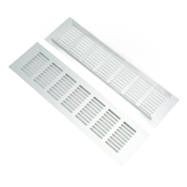 Grille d'Aération en Alliage d'Aluminium Argentée Couverture de Ventilation pour Placard RV