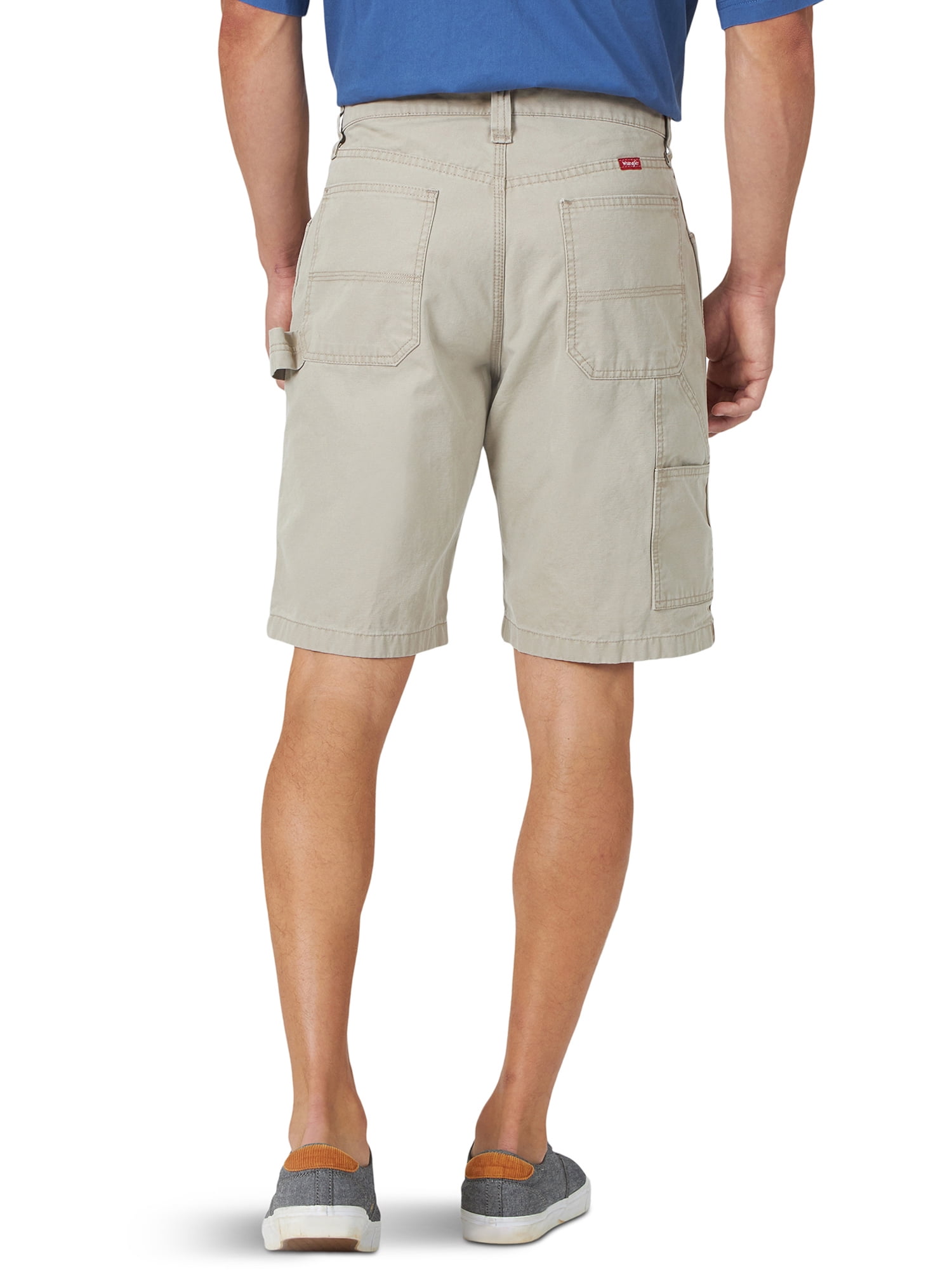 wrangler khaki carpenter shorts