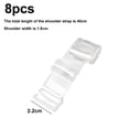 thumbnail image 2 of Invisible Clear Bra Strap Non-Slip Adjustable Bra Strap Soft, 2 of 5