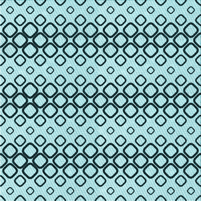 Ahgly Company Tapis d'Intérieur Lavable en Machine Carré Bleu Électrique Transitionnel, 8 Pieds Carré