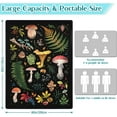 thumbnail image 3 of Mushroom Picnic Blanket Waterproof Foldable Extra Large Picnic Mat Beach Blanket 60"x80" for Camping Beach Hiking Patio Party Outdoor Decor Gifts, 3 of 6