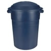 Snap-On Roughneck Refuse Container 32 Gal 22-1/2 " X 24-1/2 " Plastic Blazer Blue Case of 8