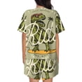 thumbnail image 3 of Picia Dinosaur Pajamas Sets for Women Soft Short-Sleeved Pjs with Lounge Shorts Two Piece Sleepwear-X-Large, 3 of 9