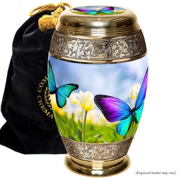 Wild Butterflies Urns for Cremation Ashes Large Urn XL or Small