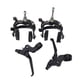 thumbnail image 3 of Bike Brakes Calipers, Sensitive Bike Brake Set Symmetrical Design Lightweight  For Brompton Folding Bike ANGGREK Aluminum Bicycle Brake Caliper Brake Lever Set, 3 of 8