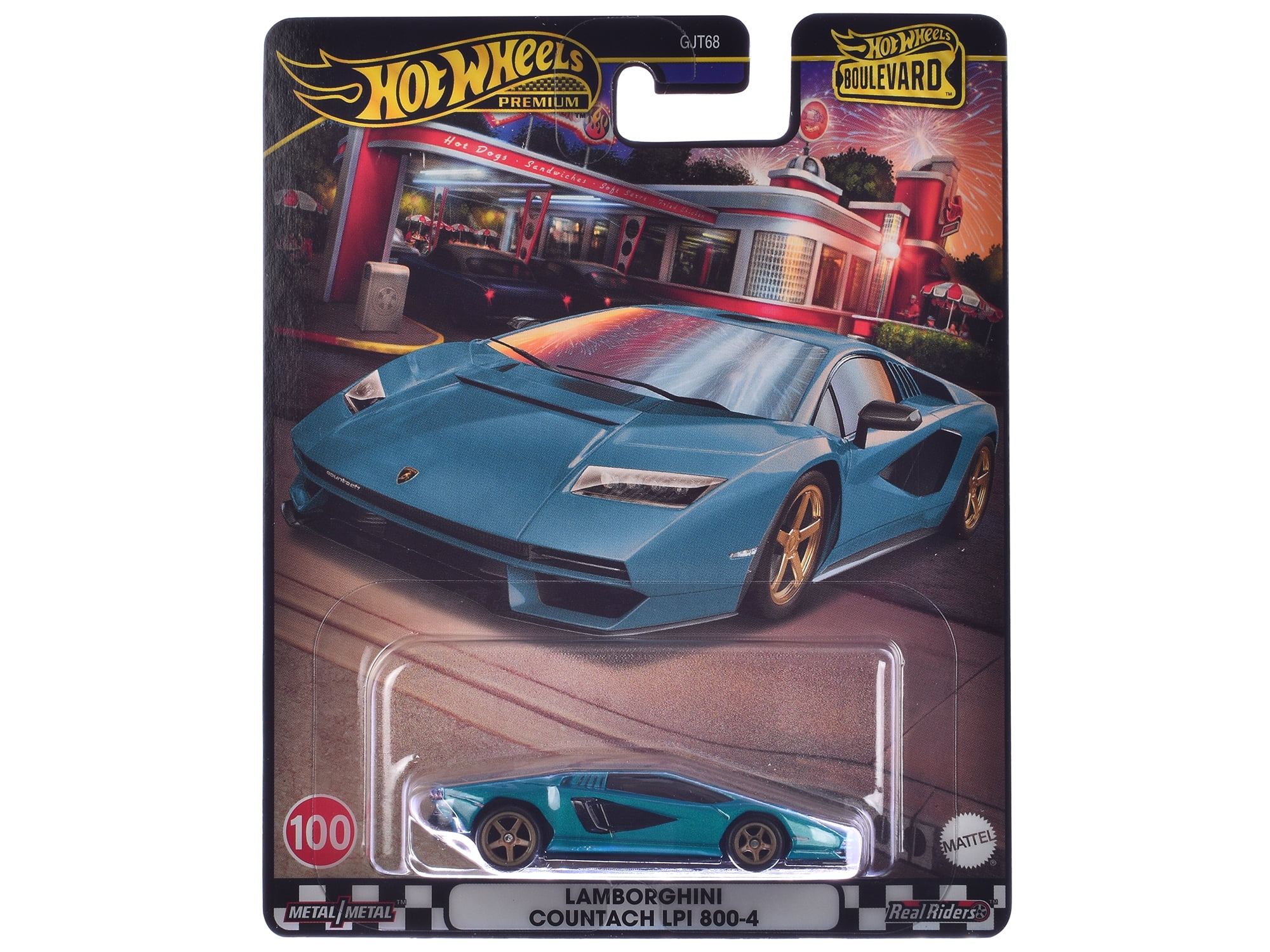 "Boulevard 96-100" 5 piece Set "Premium" 2024 Series Die Cast Model Cars by Hot Wheels