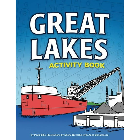 Color and Learn Great Lakes Activity Book, (Paperback)