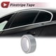 thumbnail image 3 of Cinta de franjas 10mx35mm Stripes de coche Calcomanías de franjas para coche, motocicleta y carreras de barco Stickers brillantes tono plateado 1 Pc, 3 of 7