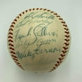 thumbnail image 5 of Mickey Mantle 1955 All Star Game Team Signed National League Baseball JSA COA, 5 of 8
