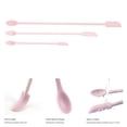 thumbnail image 3 of Espátula de maquillaje de 6 uds, juego de espátula de silicona, miniespátula pequeña para botella de comida, espátula de belleza, raspador de tarro de loción pequeño, 3 of 6