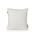thumbnail image 7 of Noble House Kellin Boho Handcrafted Fabric Throw Pillow, 2 Pack, Gray and Beige, 7 of 7