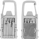 thumbnail image 5 of 12 in 1 Folding Multi-Tool Keychain - Portable Handheld Multitool with Screwdriver Set Bottle Opener Carabiner - Ideal Outdoor Camping Tool and Pocket Knife for Everyday Carry, 5 of 5