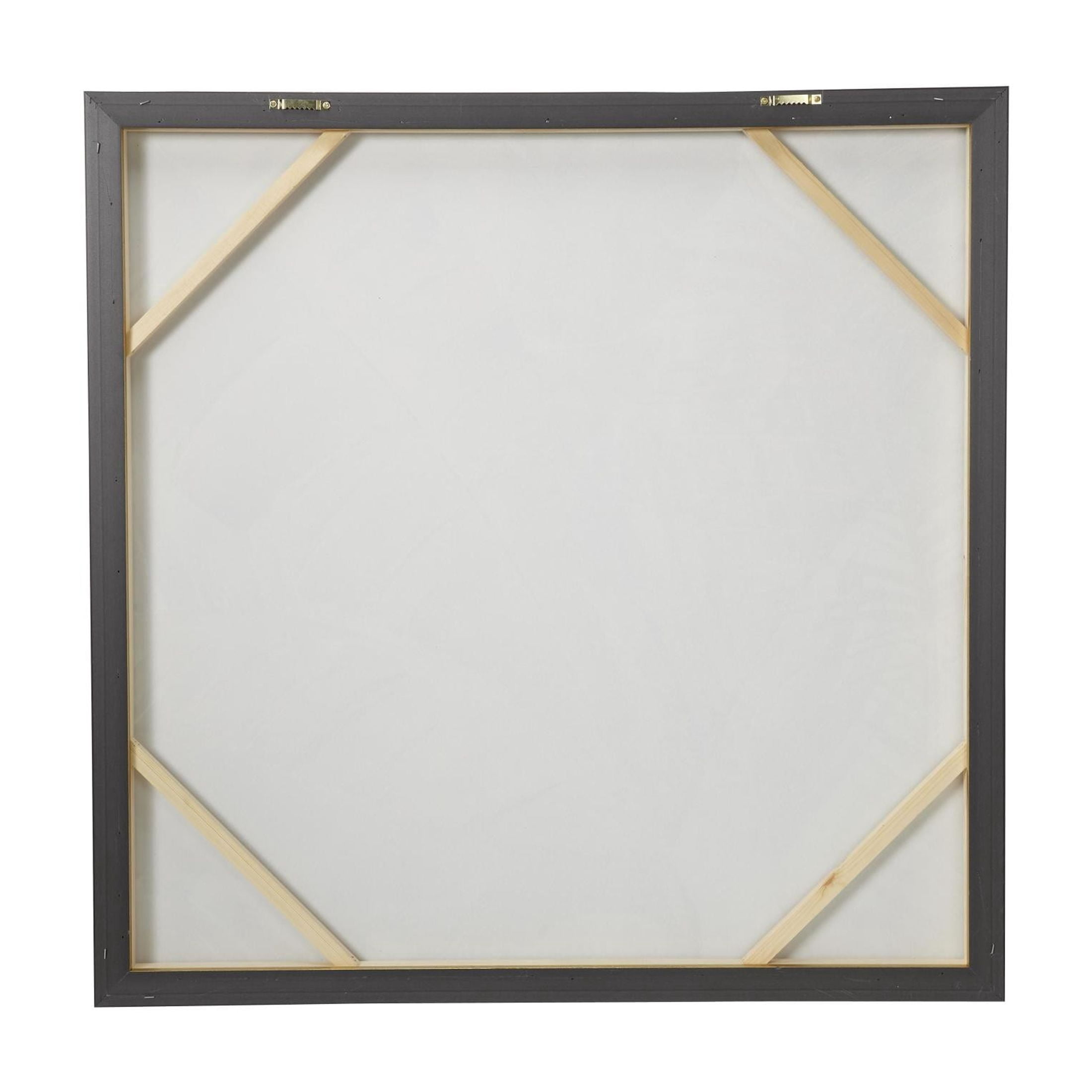 40" x 40" Metallic Layered Leaf Palm Tree Framed Wall Art with Gold Foil Accents, by CosmoLiving by Cosmopolitan
