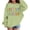 Light Green, variant on KAUOD First Day of School Sweatshirt Girls Boys Kindergarten Crewneck Sweatshirts Oversized Drop Shoulder Top Letter Graphic Shirt