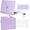 Purple, variant on MOSISO Compatible with MacBook Air 15 inch Case 2026 2025 2024 2023 Release M4 A3241 M3 A3114 M2 A2941,5in1 Set Laptop Hard Shell Protective Case