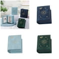 thumbnail image 2 of RUISINERY Elegant Vintage Book Styles Rings Box With Magnetic Closure Stylish Container For Jewelry Storage And Presentation, 2 of 8