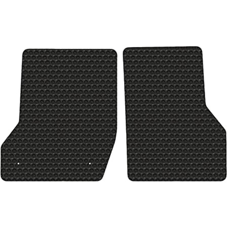 Lloyd Mats Compatible with Freightliner Business Class M2 - Black Rubbertite All-Weather Floor Mats by Lloyd's - 2 Piece Cab Fronts - Fits 2003 -2020