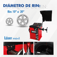 thumbnail image 3 of Balanceadora Laser para Llantas de Autos y Camionetas HANTEC 10 A 30 Pulgadas Automotriz Hantec Herramienta Automotriz, 3 of 9