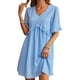 thumbnail image 4 of Vestido Tipo Túnica De Verano Para Mujer, Minivestido Fluido Casual Informal Con Volantes, Suelto, A La Moda, Para Fiestas, Compras En La Playa ANGGREK No, 4 of 6
