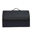 thumbnail image 3 of Wisewang Boîte de Rangement Pratique pour Coffre de Voiture Organisateur Durable pour Voitures et SUV Organisateur de Rangement Noir Lignes Rouges P, 3 of 6