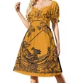 thumbnail image 2 of Vestido de camino de baldosas amarillas, vestido de fiesta, vestidos para graduación, vestido de cumpleaños para mujeres, vestidos de fiesta elegantes para mujeres, 2 of 7