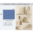 thumbnail image 7 of Soimoi Cotton Canvas | 56" Wide, Sold By 5 Yard | Floral Print - Blue | Durable Medium Weight Fabric for Bags, Curtains, Crafts & Dcor, 7 of 7