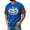 Blue_008, variant on Mens Halloween Shirts Ghost Printed Casual Relaxed Fit Short Sleeve Crew Neck Tshirts Stylish Comfort Lightweight Vacation Top Yellow M
