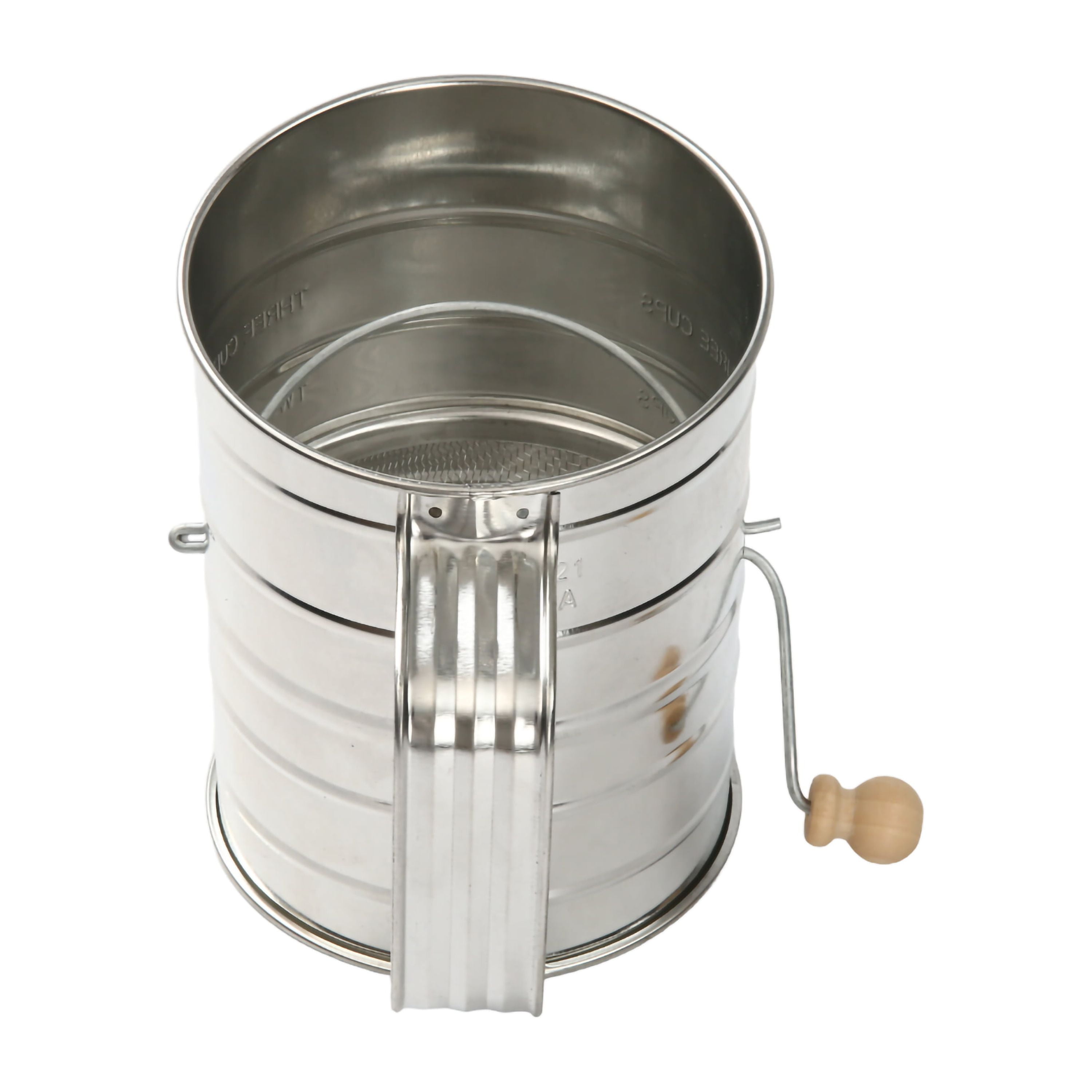Oxo SoftWorks Stainless Steel Flour Sifter. 3.5 Cup Capacity. New. 