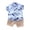 B05 outfits-Blue, variant on Xudanell Summer Baby Boy Clothes Casual Beach Toddler Baby Boy Cartoon Feather Print Button T Shirt Matching Shorts Set Outdoor Pink 2-3 Years
