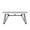 White+Black, variant on Dining Table for 6-8 People,71" Large Wooden Kitchen Table with Sturdy Metal Frame,Modern Rectangular Dinner Table for Dining Room, Kitchen,White
