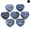 Blue White Lapis Lazuli （ 10 p..., variant on K-KED 10Pcs Natural Healing Reiki Quartz Crystal Heart Stone Gemstone Collection -Red Aventurine （ 10 pcs ）