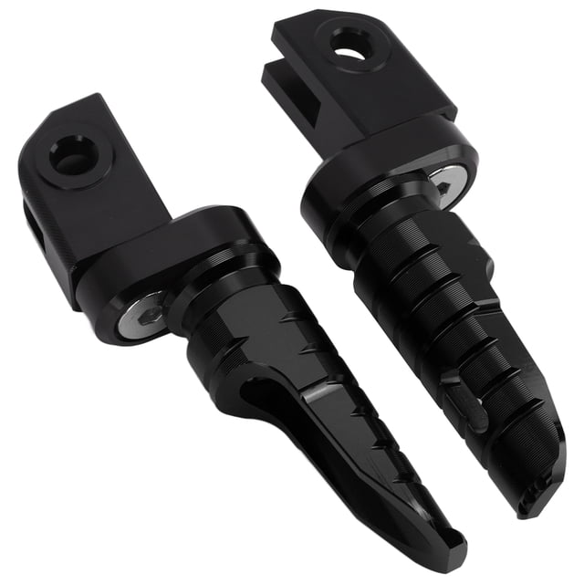 2pcs Motorcycle Front Foot Pegs, Motorcycle Front Foot Pegs Rests Footrest Pedal, CNC Front Foot Pegs, Footrest Replacement For Aprilia RS660 RSV4 Tuono 660 V4 1100