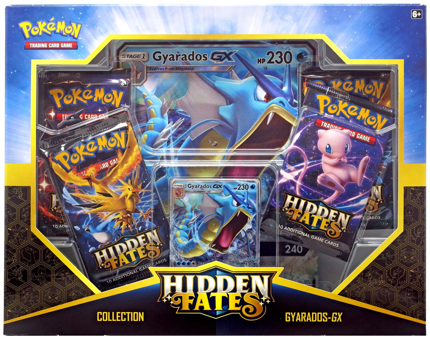 Pokemon TCG Hidden Fates Gyrados-GX Box In Hand Fast Shipping 