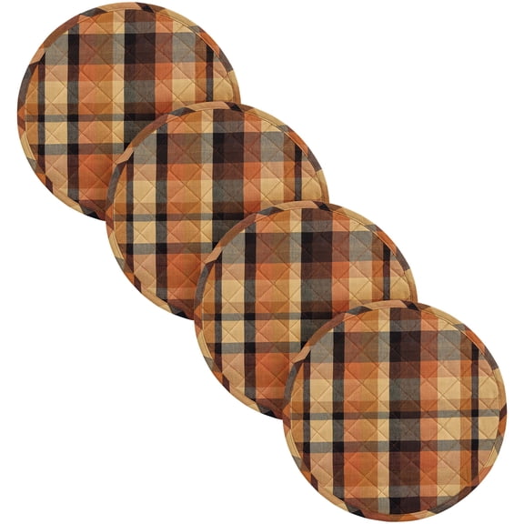 Park Designs Let's Go Pickin' Round Placemat 15" Dia Set Of 4