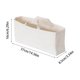 thumbnail image 3 of Bolsa de Almacenamiento de Lona Plegable con Asas para Organizar Ropa, Juguetes, Mantas y Ropa de Cama - Contenedor de Almacenamiento de Tela para Armario, Ropero y Debajo de La Cama - Paquete de 1, 3 of 6
