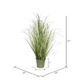 thumbnail image 3 of Planta de césped artificial Vickerman Everyday de 37 pulgadas con maceta de hierro, 3 of 6