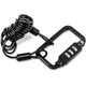 thumbnail image 1 of Motorcycle Helmet Lock , Secure Motorcycles Lock With 1.2m/4ft Cable , Mini Portable Anti-theft Resettable Lock for Your Motorbike, Bicycle, Luggage, 1 of 5