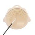 thumbnail image 4 of Unique Bargains 1 Pc Portable Foldable Makeup Brush Cleaner Beige, 4 of 6